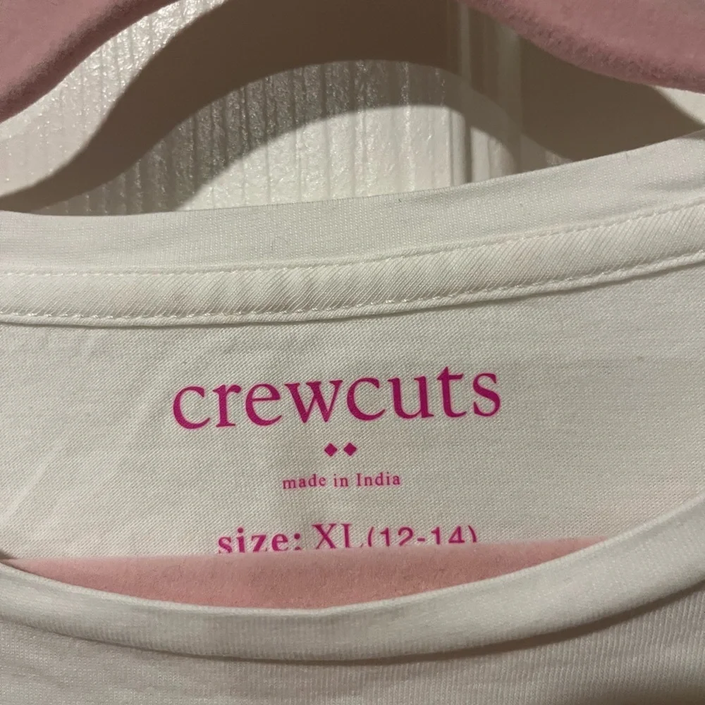 J Crew crewcuts size XL (12-14) sequin reindeer holiday long sleeve t-shirt, NWT - Picture 4 of 7